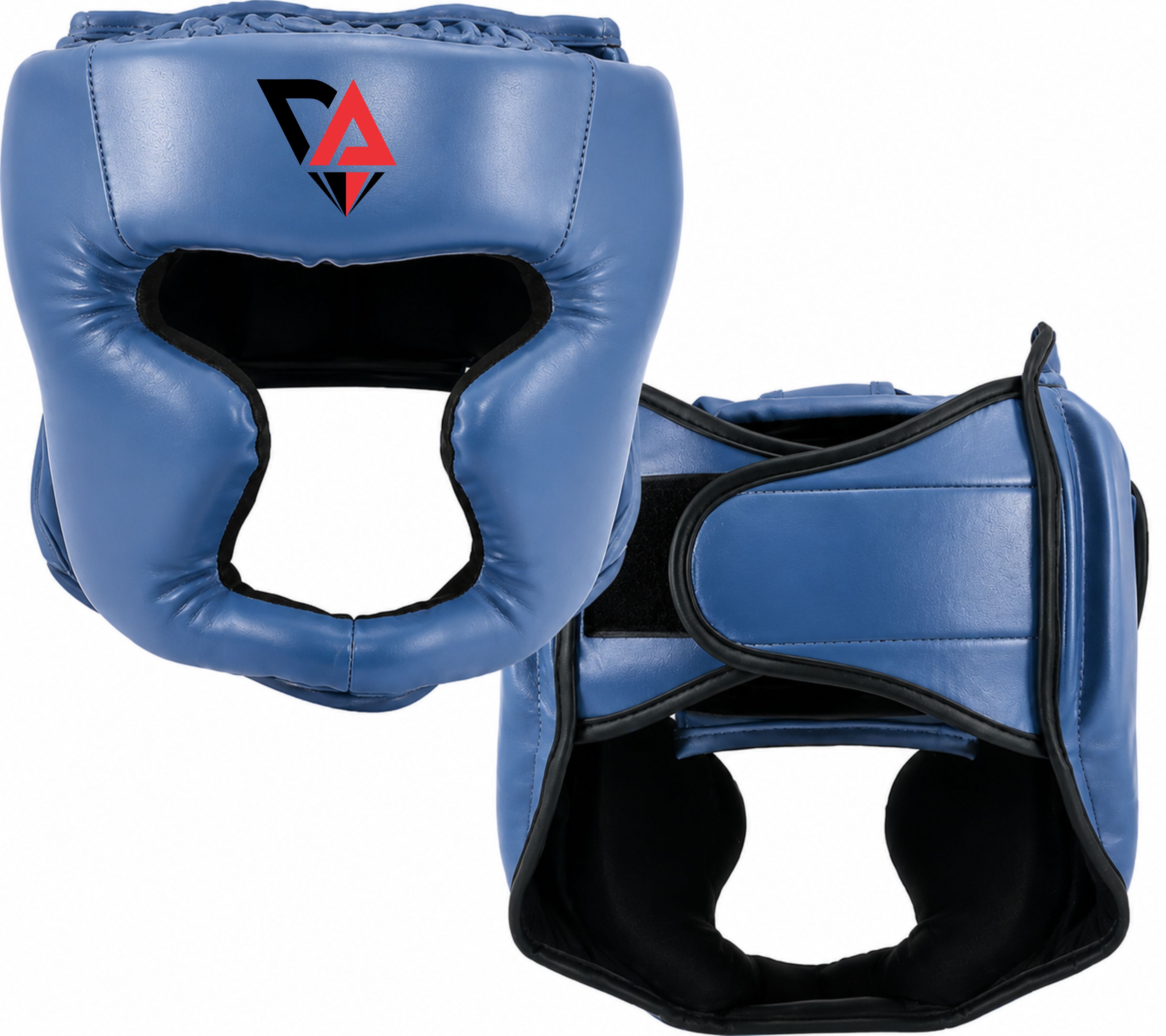 Blue Leather Headgear